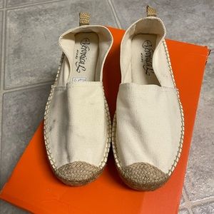 Tan Platform Espadrilles